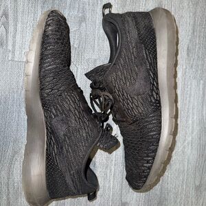 Men's Nike flyknit roshe run midnight fog